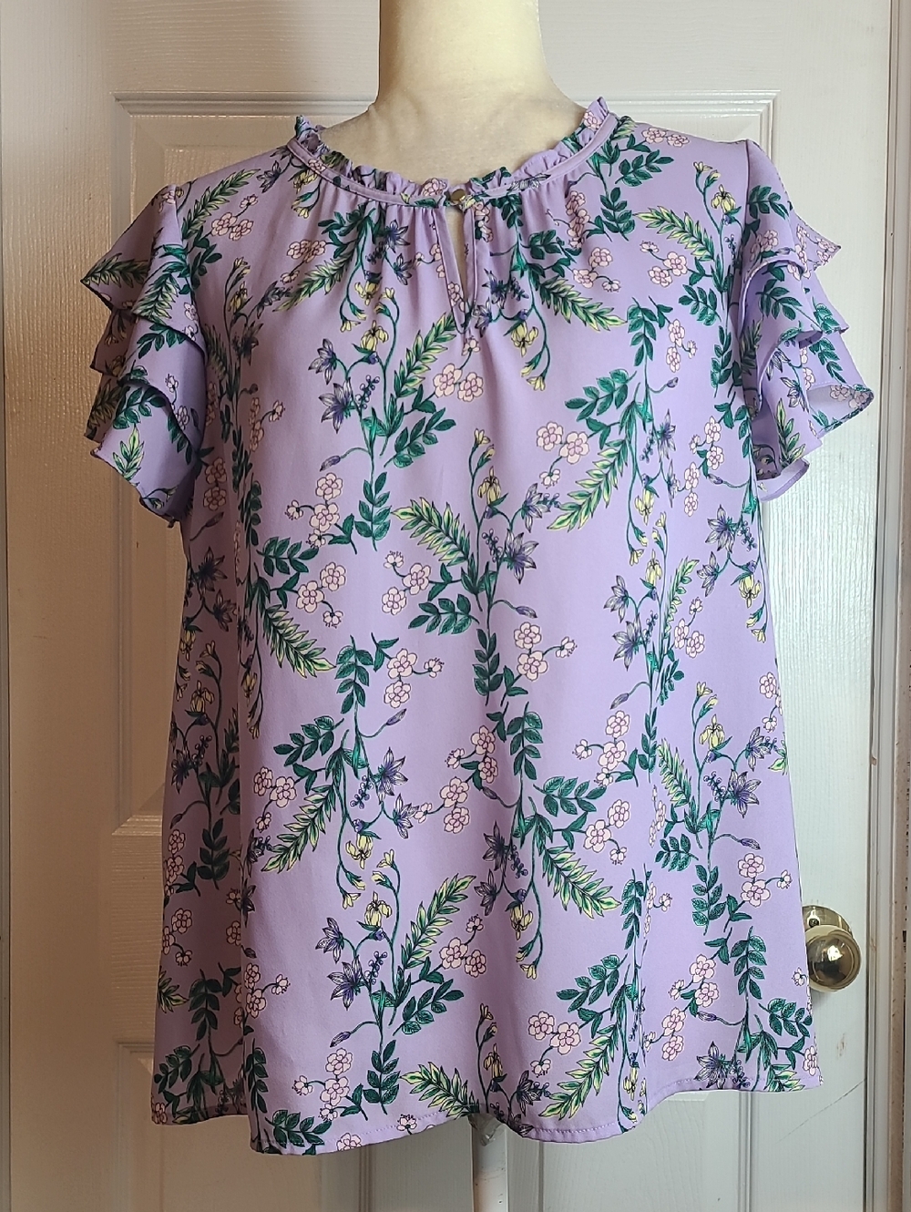 Liz Claiborne Ruffle Blouse